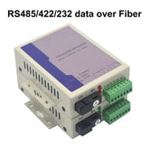 RS485/422/232 data over fiber optic Extenders Converter Adapters A set